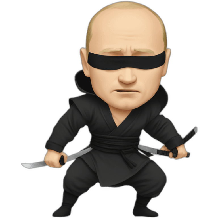 putin as a ninja emoji