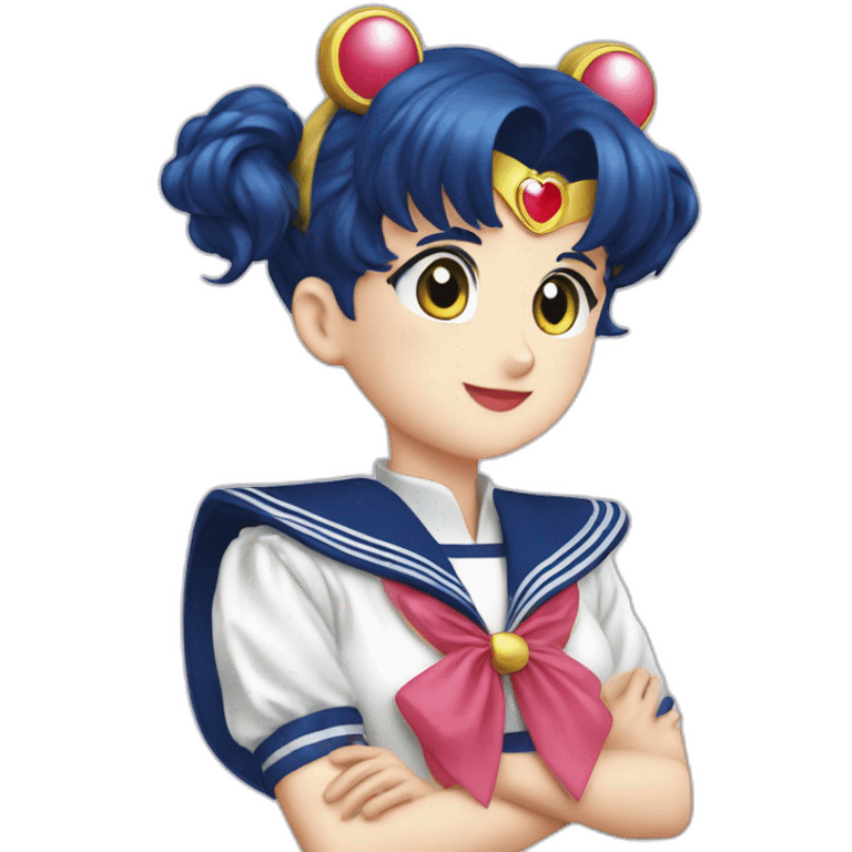 Sailor moon love emoji