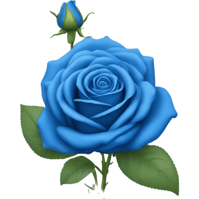 rose blue emoji