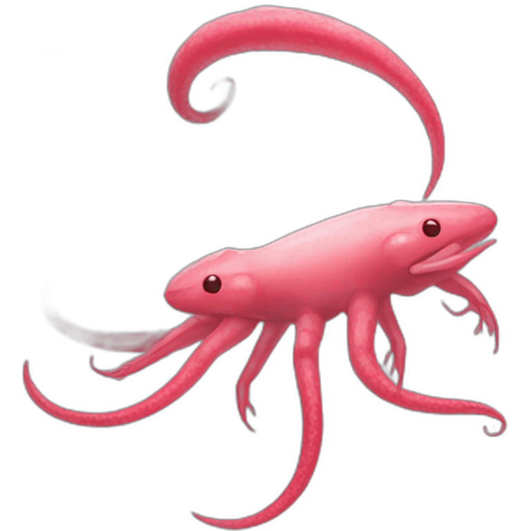 red axolotl tentacles emoji