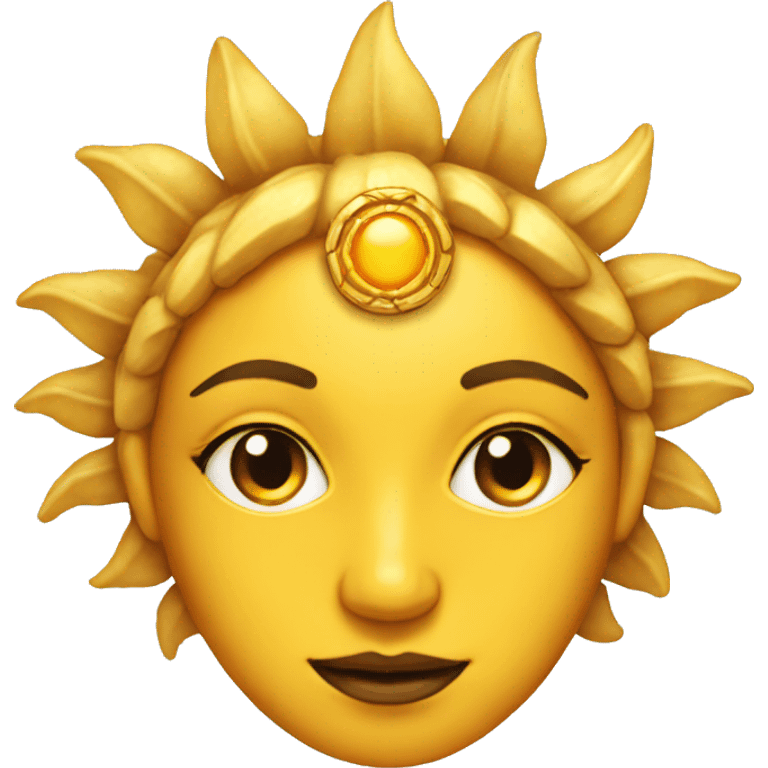 Sun goddess emoji