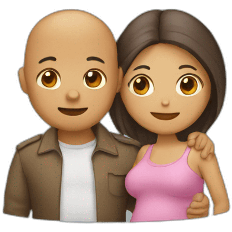 pareja embarazada  emoji