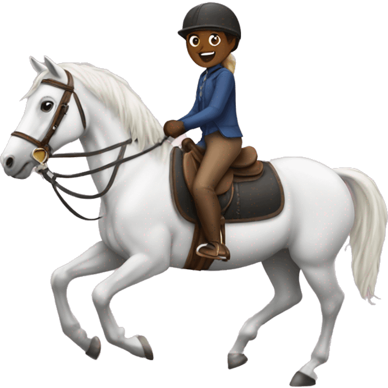 horse riding emoji