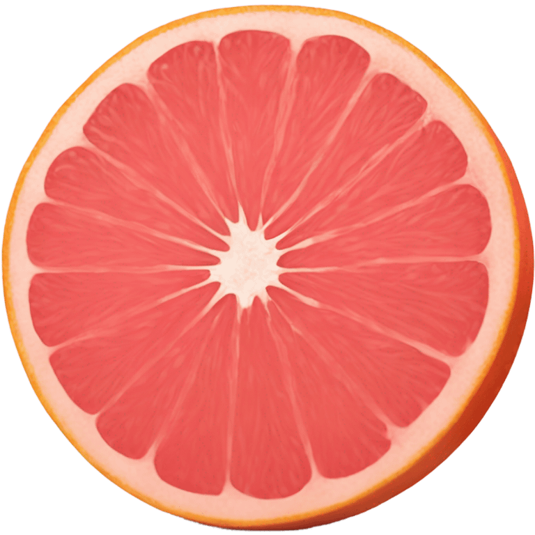 Pink grapefruit  emoji