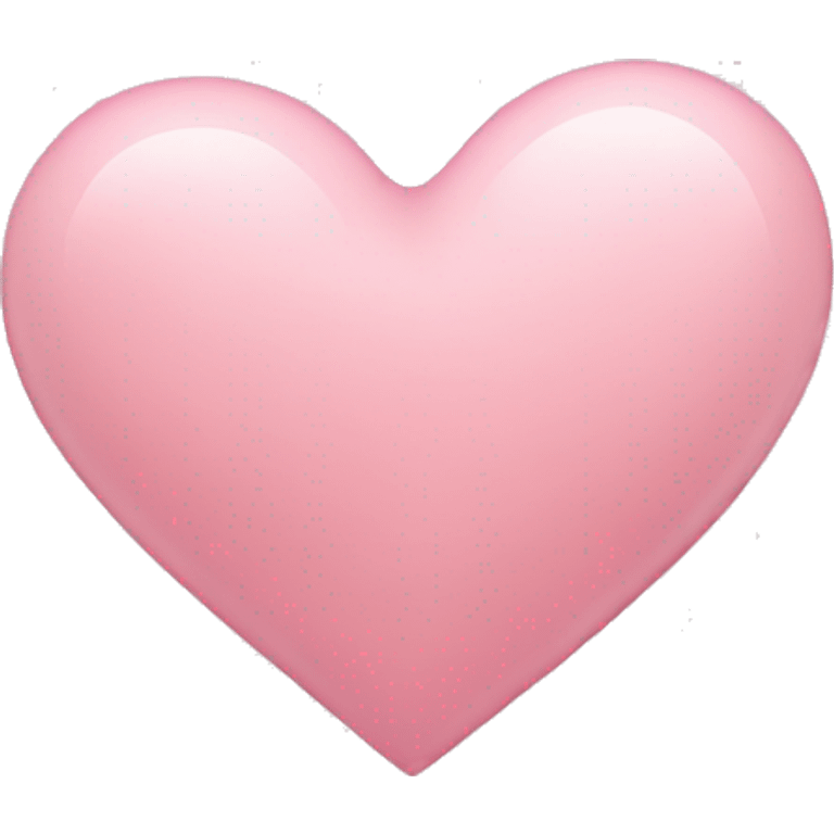 Light pink heart emoji