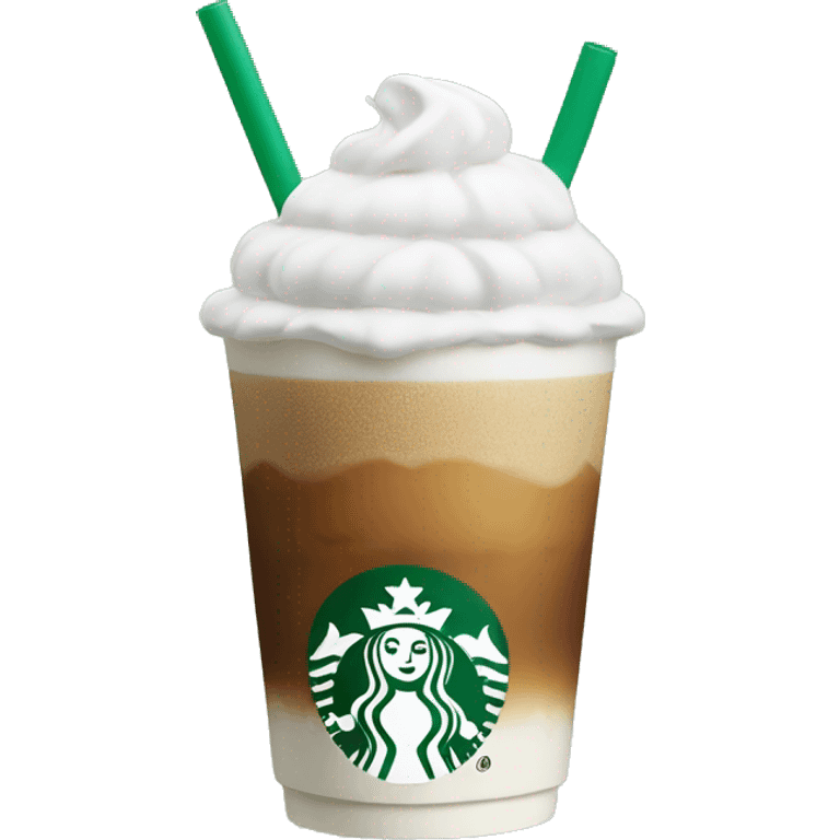 Starbucks drink with cold foam  emoji