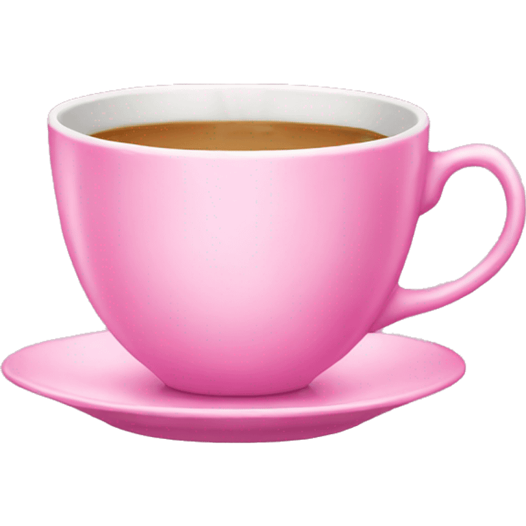 Pink teacup emoji