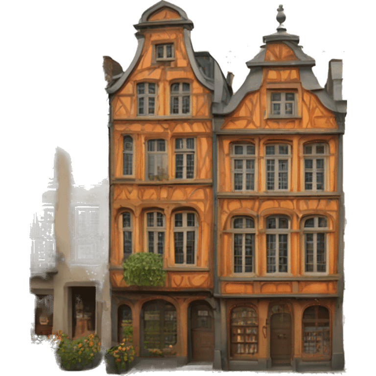 brussel old town  emoji