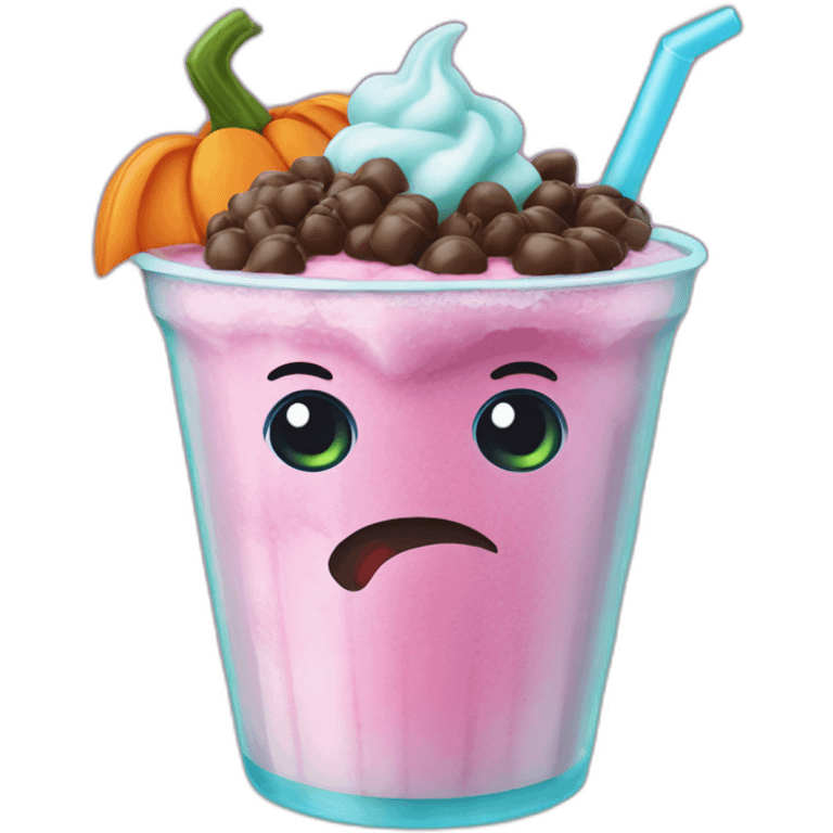 halloween frozen drink emoji