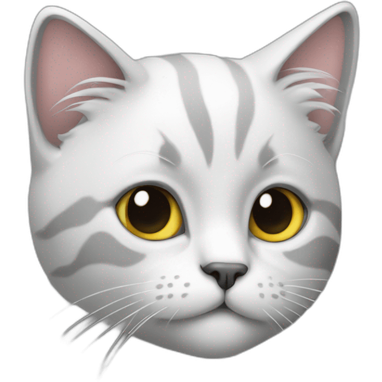 cat silver  emoji