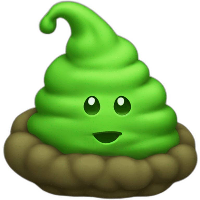 green poop emoji