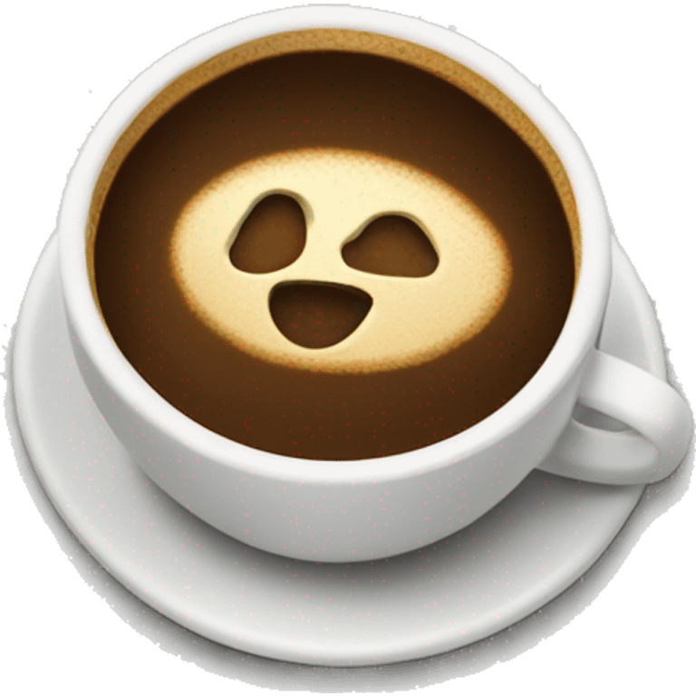 coffee with bicoin emoji