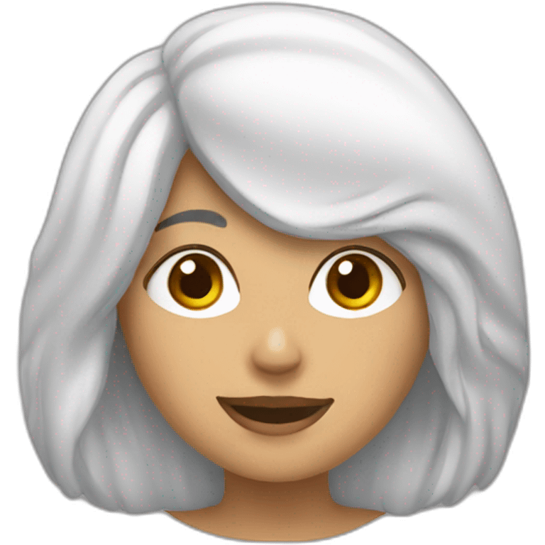 Mujer alegre emoji