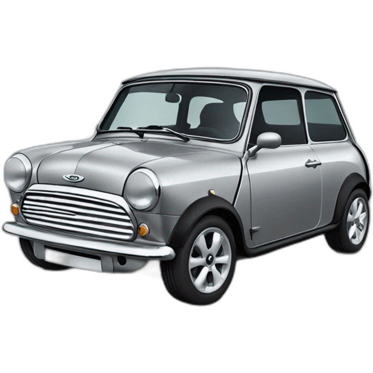 silver mini cooper emoji