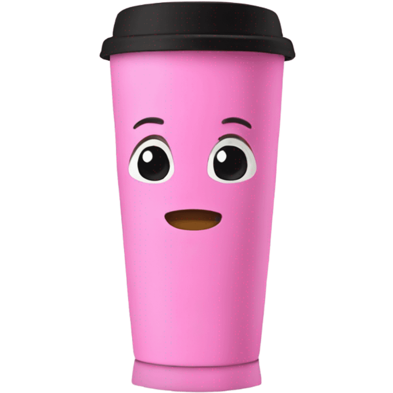 pink travel mug emoji