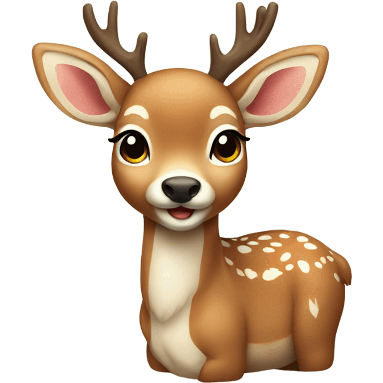 cute deer emoji