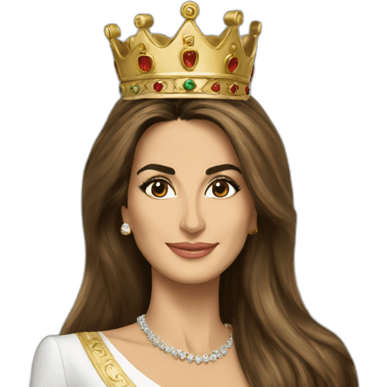 Queen rania emoji