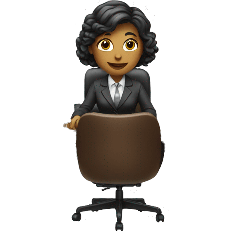 secretary at a desk emoji