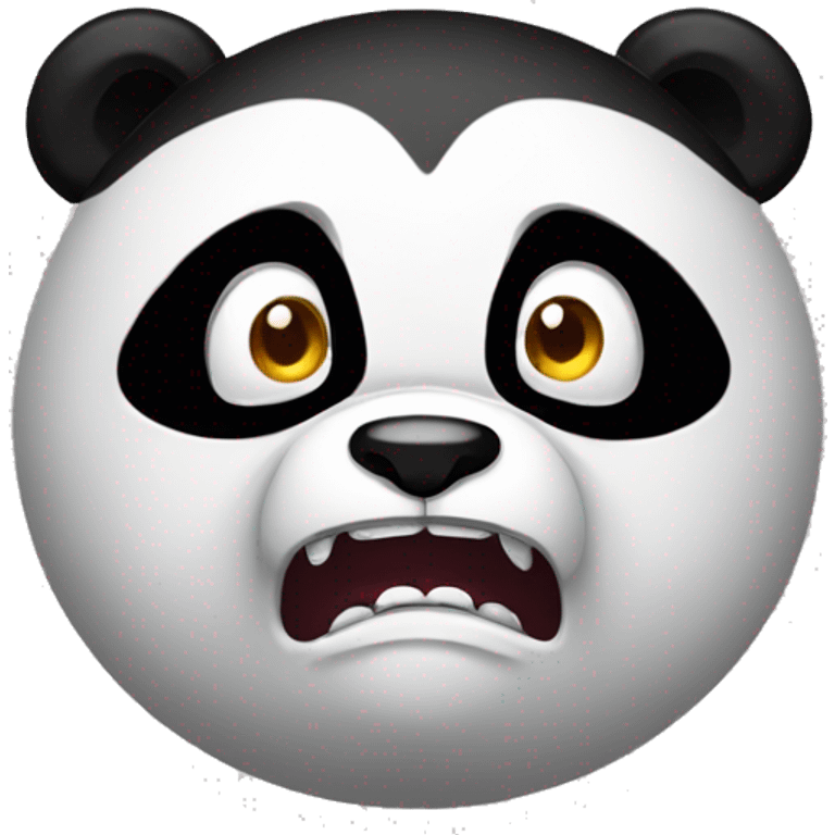 Angry panda  emoji