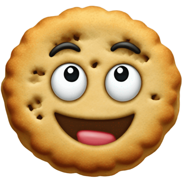 A snarky biscuit emoji