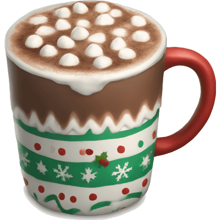 christmas hot chocolate  emoji