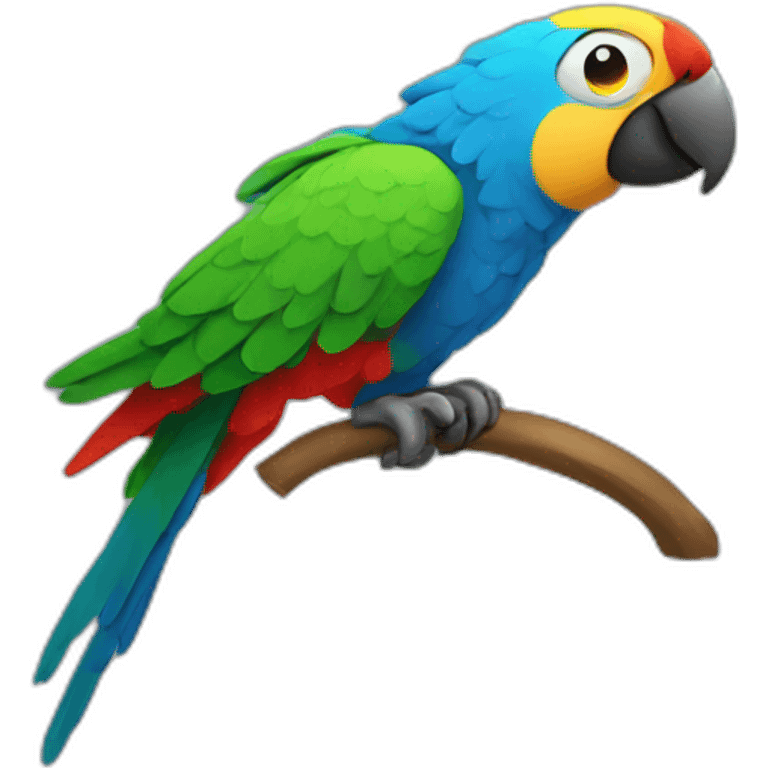 coding parrot emoji