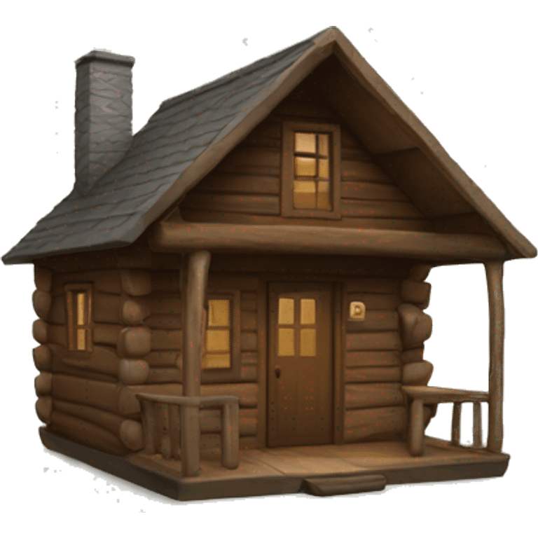 small cabin emoji