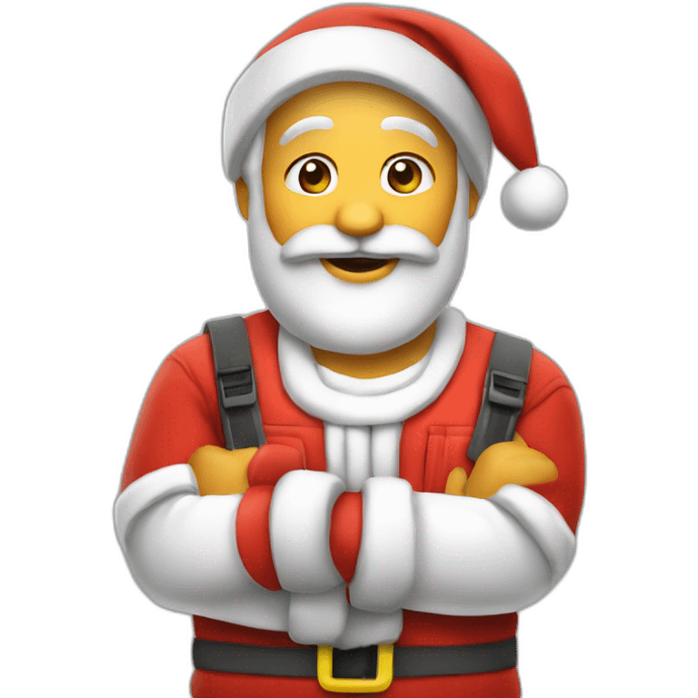 Electrician santa claus latino emoji