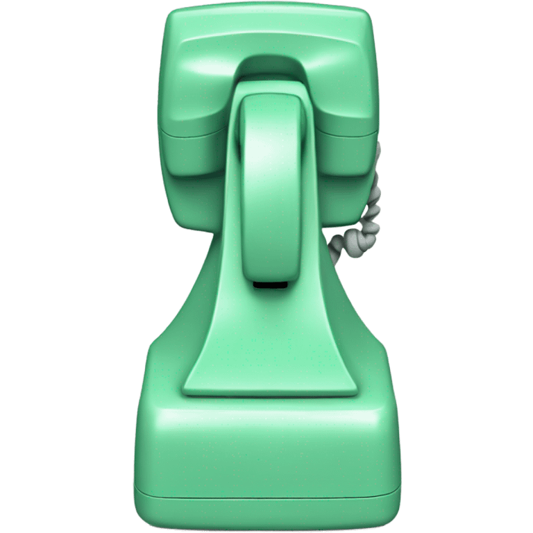 Mint Green phone emoji