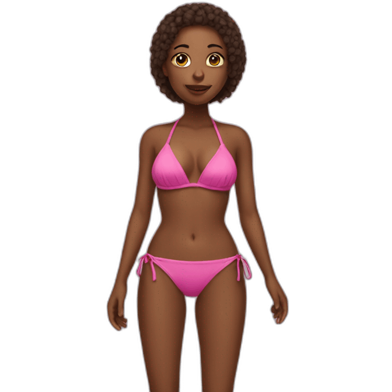 Girl in bikini emoji