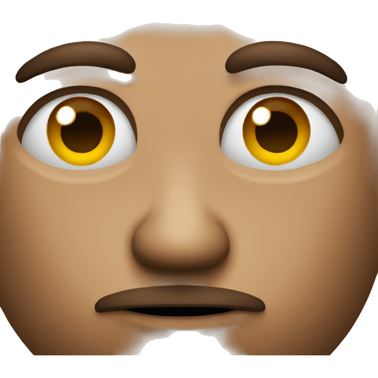 A emoji giving a side eye emoji