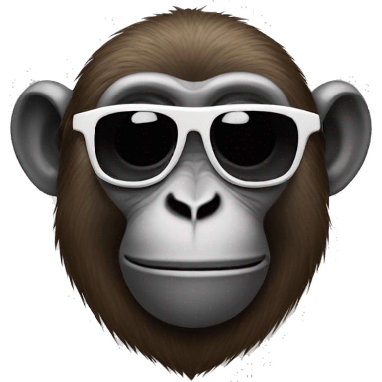 Monkey wearing sunglasses  emoji