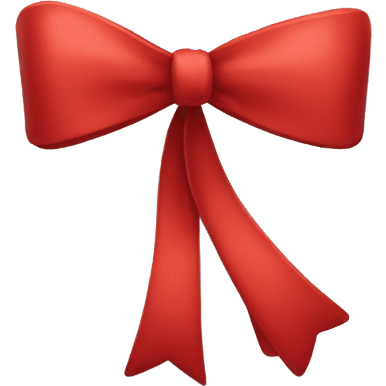 Big red bow  emoji