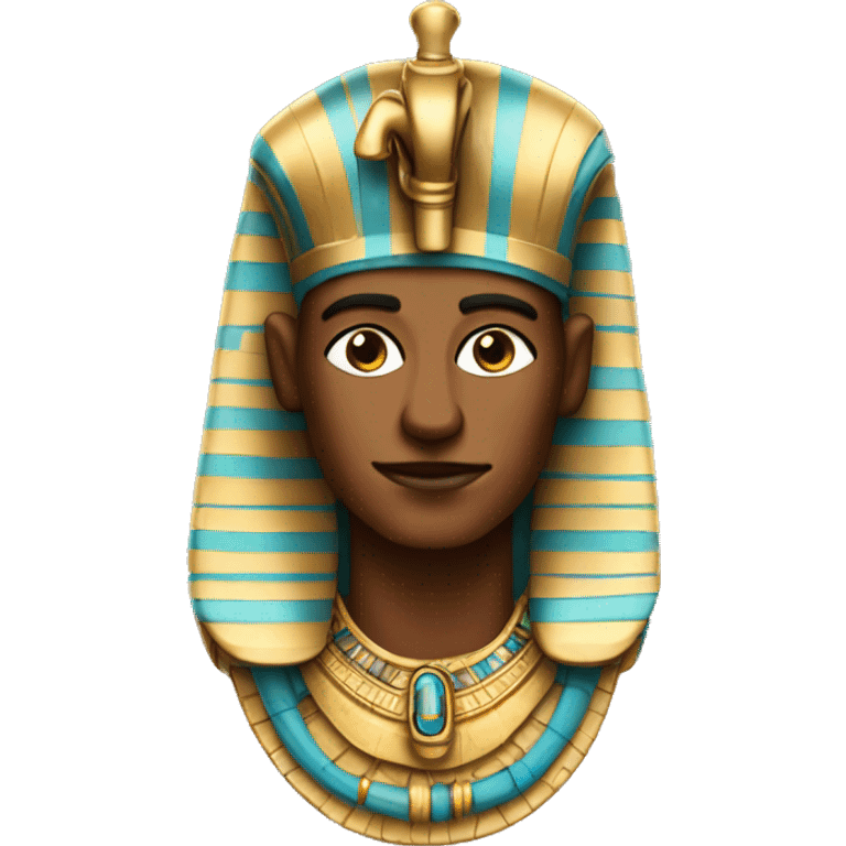 Pharaoh with the name Aha emoji