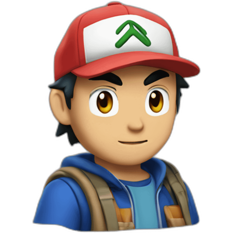 ash ketchum emoji