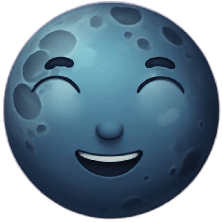 cute moon emoji