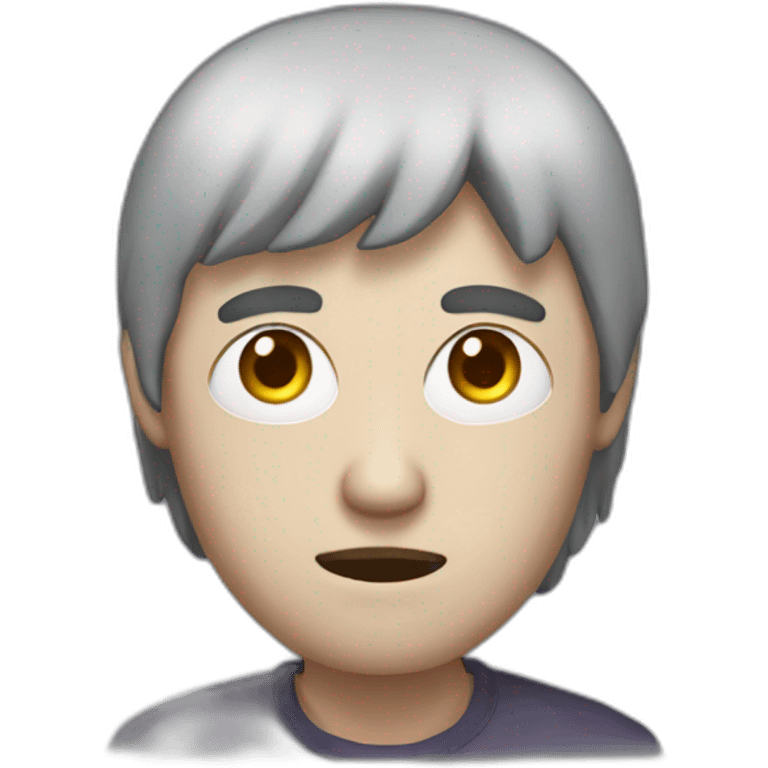 persona señalando su ojo con el dedo emoji