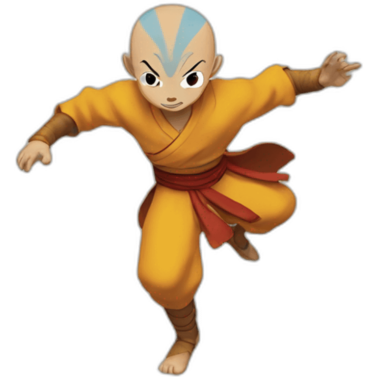 Aang bending air emoji