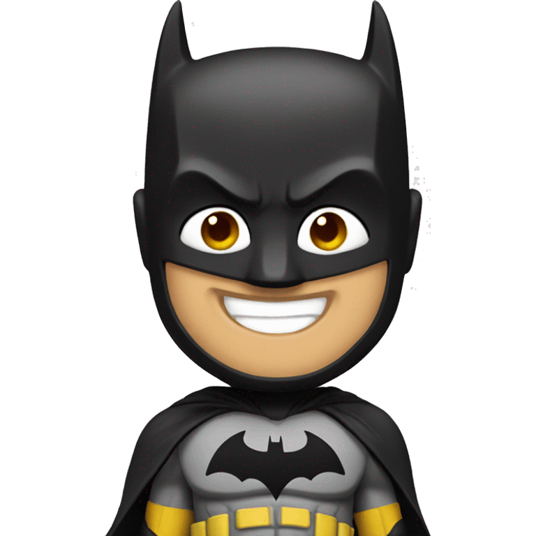 smiling batman emoji