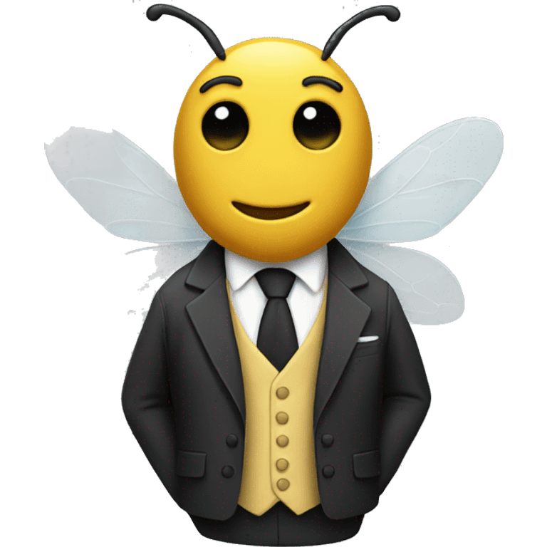 Bee in a suit  emoji