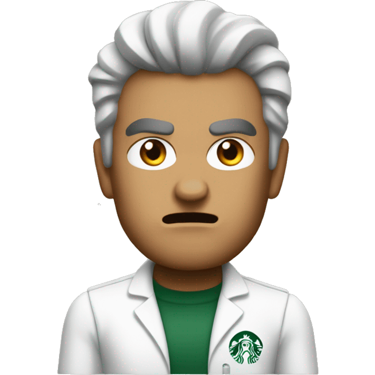 Angry starbucks barista  emoji