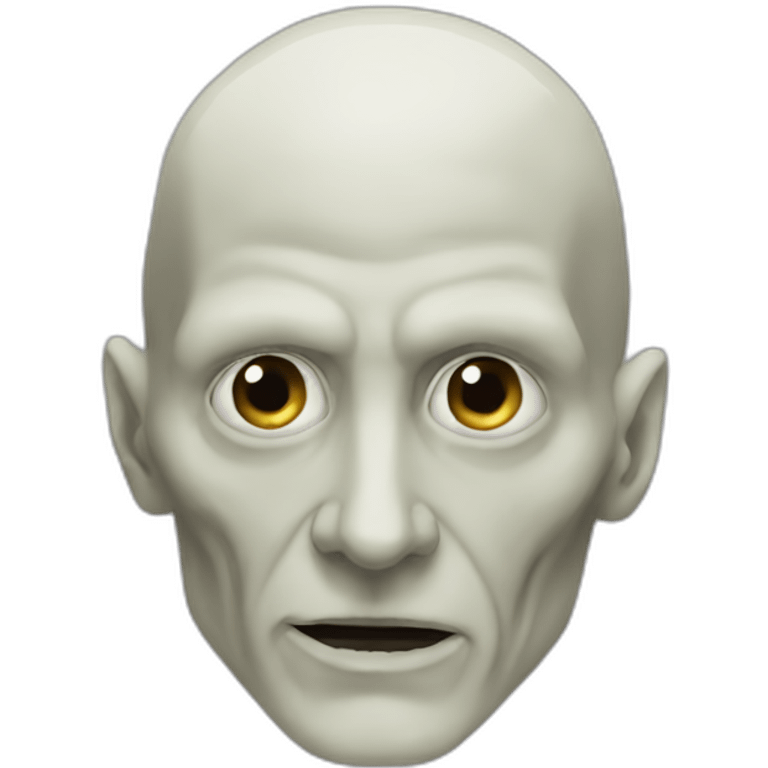 voldemort without nose emoji