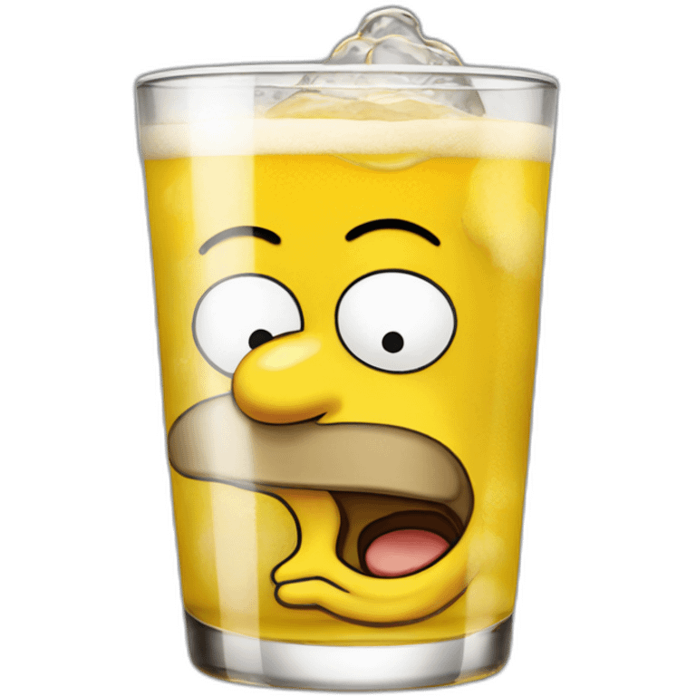 homer simpson drink emoji