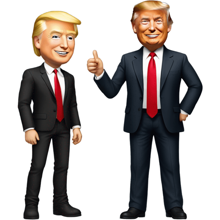 trump and elon musk  emoji