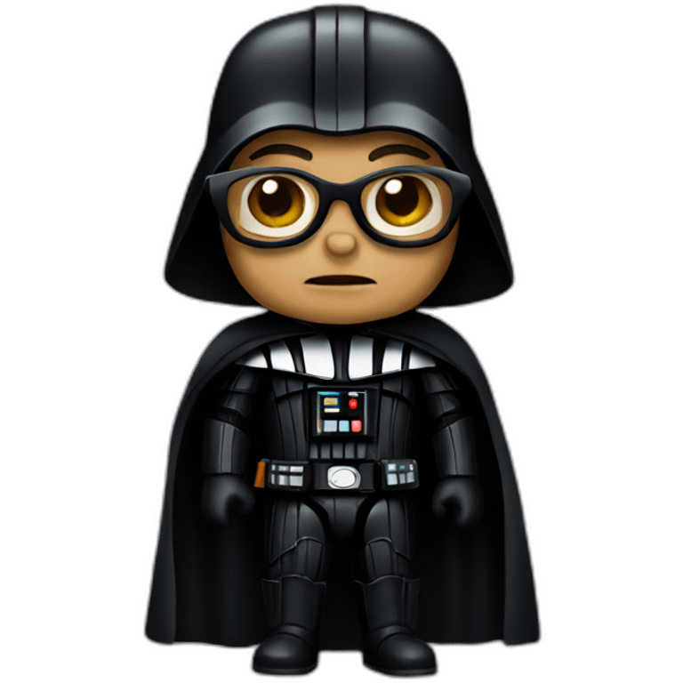 Dark Vador With Glasses emoji