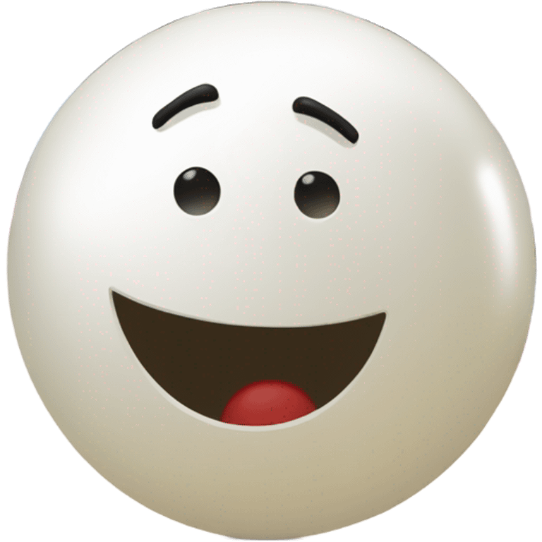 excited bowling ball emoji