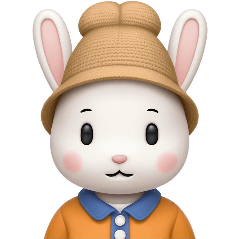 miffy with cute hat emoji