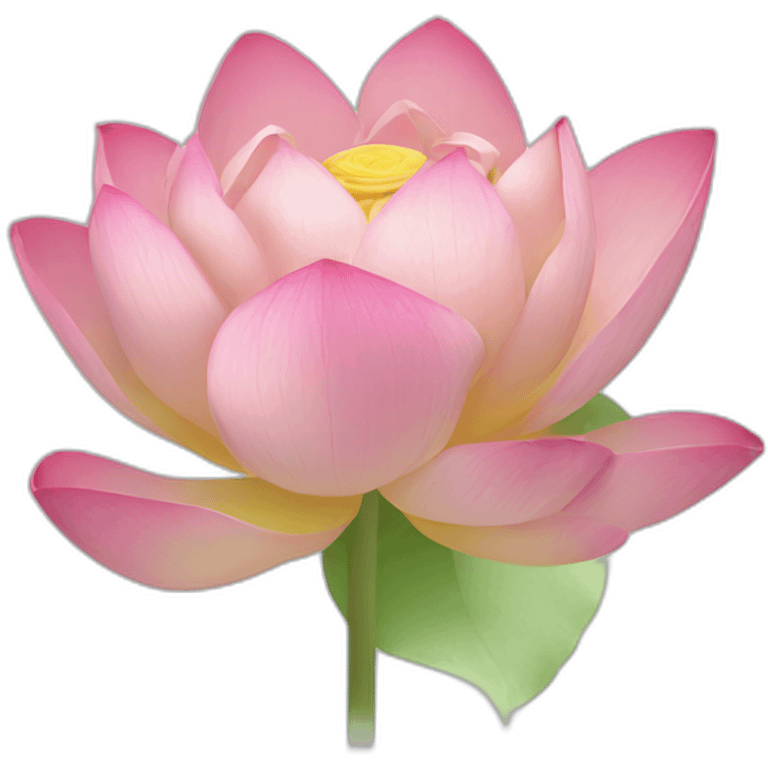 Lotus and Rose hybrid flower emoji