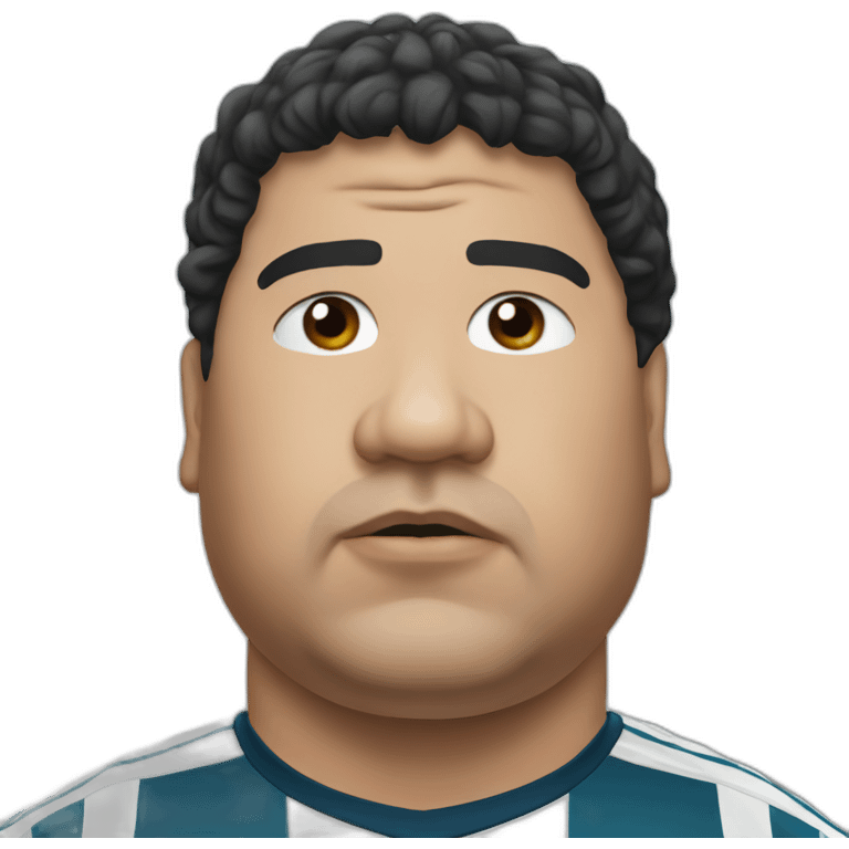 Fat maradona emoji