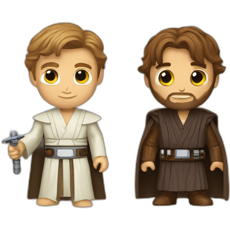 Anakin skywalker and kenobi emoji